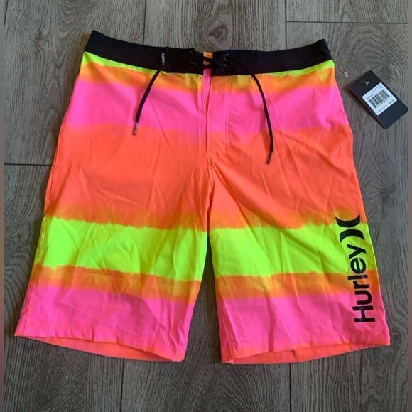 Hurley boys board shorts no underwear underlining